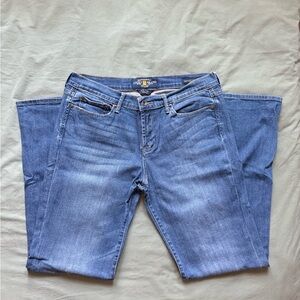 Lucky Brand Women's Low Rise Boot Cut Blue Jeans